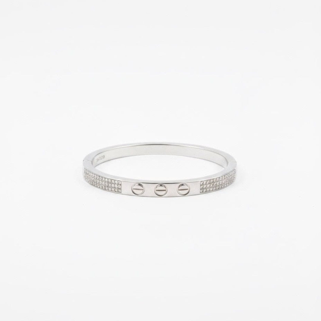 Premium Silver Plated Hand Cuff – Adjustable