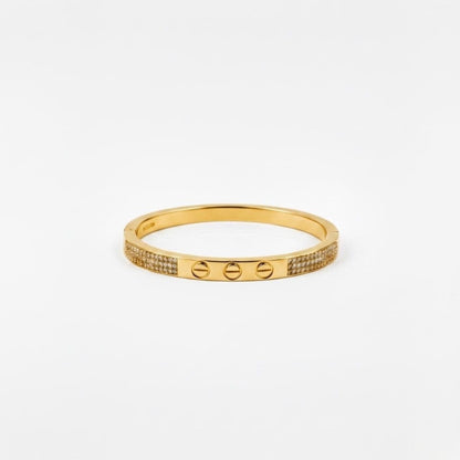 Premium Gold-Plated Hand Cuff – Adjustable