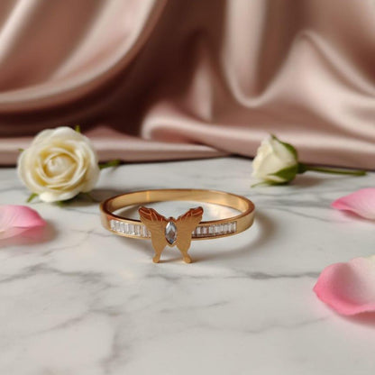 Premium Gold Plated Heart Hand Cuff Adjustable