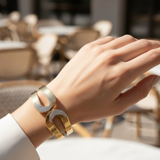 Premium Gold Hand Cuff – Adjustable