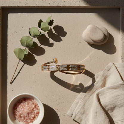 Premium Gold-Plated Heart Hand Cuff – Adjustable