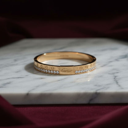 Premium Gold-Plated Heart Hand Cuff – Adjustable