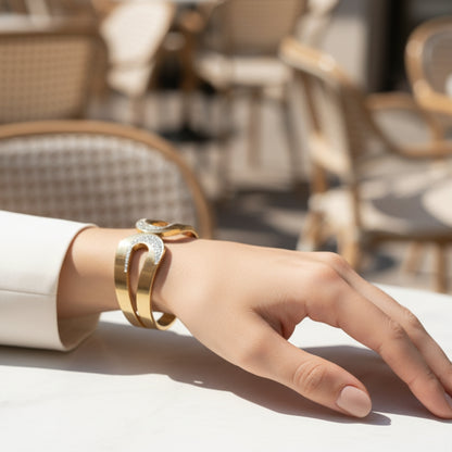 Premium Gold Hand Cuff – Adjustable