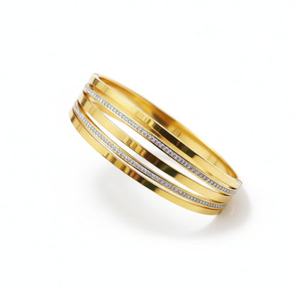 Premium Gold Plated Hand Cuff – Adjustable