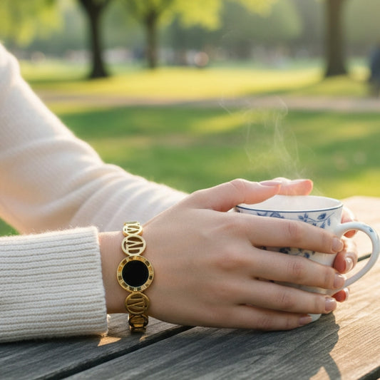 Premium Gold Hand Cuff – Adjustable